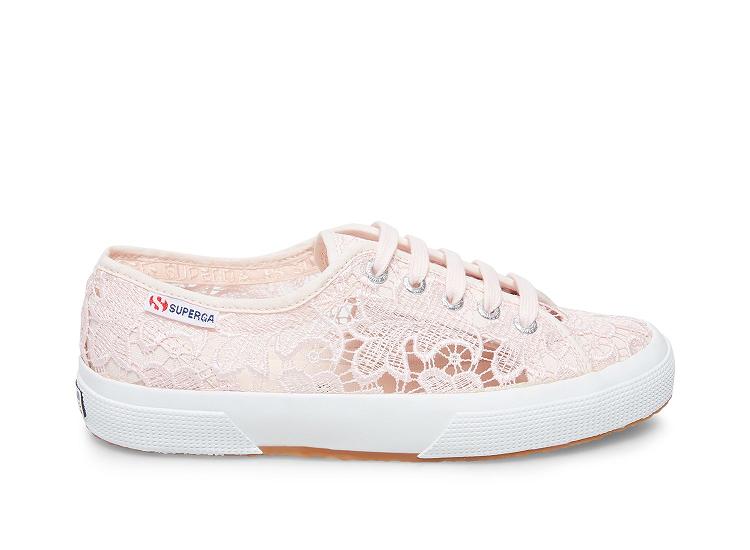 Superga 2750 Macramew Pink - Womens Superga Lace Up Shoes